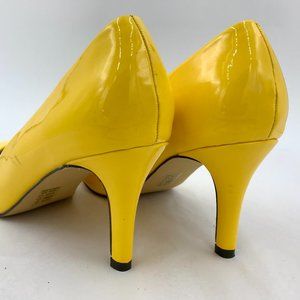 Michael Antonio Patent Leather Pumps, Sun Yellow, 7.5